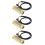 3X 1/2PT Water Flow Sensor  Control Meter Flowmeter 1.5-30L/Min 1