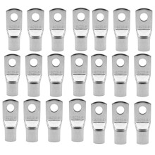 40pcs Tinned Copper Wire Nose Terminal Crimp SC Type Lugs Ring Cable Connector 25mm2 M6,/M8/M10 Sc25-6