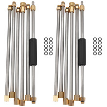 2 Stück 90-Zoll-Universalstab-Set Autowäsche Hochdruckreiniger Stabverlängerung