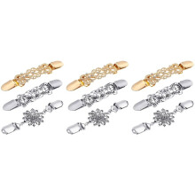 9 Pieces Sweater Shawl Clips Dresses Cardigan Collar Brooch Clip Vintage Shirts Clips for Women Girls