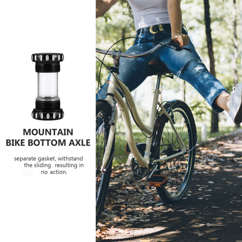 Axe Fileté Vtt Aluminium Léger Noir Scellé 1