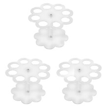 3X Detachable 8 Holes Acrylic Ice Cream Cone Holder Stand