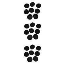 12 Pair 55mm Replacement Earphone Pad Covers for Headset Headphone Black