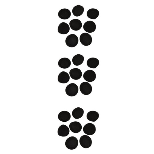 12 Pair 55mm Replacement Earphone Pad Covers for Headset Headphone Black