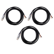 3X 1.8M Long Wire End,Usb-Rs485-We-1800-Bt Cable,Usb to Rs485 Serial for Industrial Control, Plc-Like Products