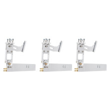 3Pcs Water Absorbing Rudder Aluminum Suction Rudders with Tail 4mm Shaft Bracket for CAT RC Jet Boats Parts