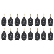 8X UHF Guitar Wireless System Transmitter Receiver Built-in Rechargeable