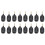 8X UHF Guitar Wireless System Transmitter Receiver Built-in Rechargeable 1