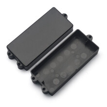 Gitarren-Tonabnehmerabdeckung, 2 Stück, Schwarz, für 4/5-Saitige Instrumente, 4 MB