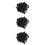 6mm x 12mm Plastic Rivets Car Push Clips 150 Pcs 1