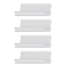 3 Inch Clear Plastic Stand Cookie Holder Display Stand Place Card Holder Display Easels At Weddings(96 Pack)