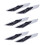 6X Front Auto Scheibenwischer Spoiler Presser mit Strass 1