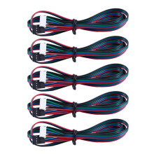 5X Extended Nema 17 Câble de Moteur Pas À Pas 1M Long 4 6 Broches Imprimante 3D Dupont