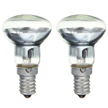 Replacement Lava Lamp E14 R39 30W Spotlight Screw in Light Bulb Clear Reflector Spot Light Bulbs Lava Incandescent 2Pcs