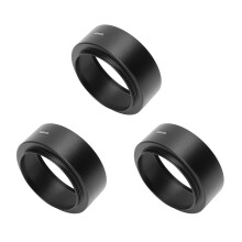 3 Stücke 49mm Bahmen Standard Metall Gegenlichtblende für