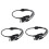 3X 1 to 4  Power 4-Port Splitter Adapter Adaptor Cable CCTV Camera 1