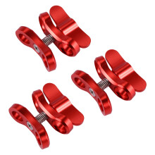 3X Camera Diving Lights Butterfly Clip Arm Clamp Mount for Hero 3+/4/5 Xiaoyi Gitup SJ6000 Camera Red