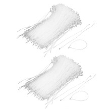 Plastikowe Opakowanie Zapnij Sznurek Kabel Opaska na PrzewóD 18cm 2000Szt Przezroczysty Kolor