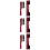 6Pièces Brosse Multi-Usage Billard En Bois PVC Rouge Obscur 9