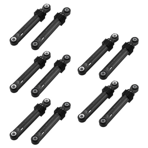 10 Pcs 100N for  Washing Machine  Washer Front Load Part Black Plastic Shell Home Appliances Accessories