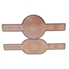 Insulation Pad Round Bottom and Oval Bottom Set Long Handle Pad Anti-Scalding Easy-to-Grab Bread Transfer Pad B