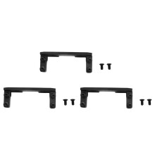 3X Aluminum Servo Mount + Carbon Holder for 1:10 AXIAL SCX10 RC Car Axle