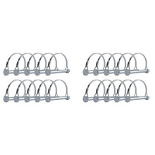 20Pcs Wire Lock Pin, 5/16 Inch Shaft Locking Pin Hitch Pin with Round Arch Wire Retainer for Farm Trailers Lawn Garden