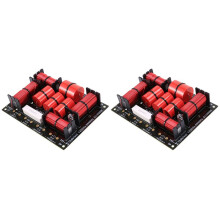 2X Divisore Crossover A 3 Vie Da 400 W Hifi Tweeter Woofer Altoparlante Crossover 1250 H/5000 HZ Con Protezione Acuti