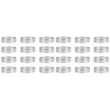 24 Pack Stainless Steel Tart Rings,Perforated Cake Mousse Ring,Cake Ring Mold,Round Cake Baking Tools 6cm