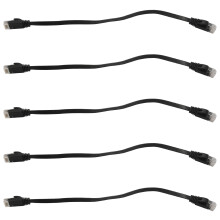 30 Cavo di Rete Internet Pc da 1 Ft Cavo di Lan Ad Alta Velocità per Cat6  con Connettori Rj45 Snagless