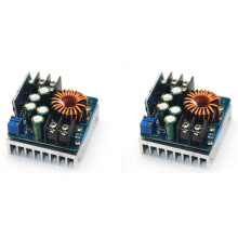 2X - 400W High-Power Step Down Buck Converter  10V-60V Konstant Spänning Konstant Ström Justerbar