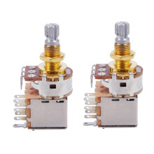 4X Audio Kegel Potentiometer für Gitarren Topf 500K mit Kurzem Spalt Schaft