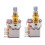 4X Guitar Pots 500K Short Split Shaft Audio Taper Push/Pull Potentiometer 2