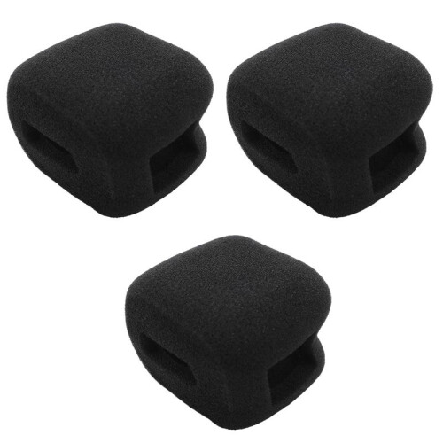 3X Wind Noise Reduction Windproof Sponge Foam Cover for  Hero 5 4 Session Cam