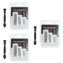 3 Stücke Hand Spiralbohrer Set, DIY Praezision Pin Vise Modell Hand Spiralbohrer mit 75Pcs 0,3 mm Bis 3,0 mm Micro-Bohrer (Schwarz)