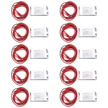 10X 7S 24V 15A Li-Ion Lithium Battery Protection Board BMS PCB Board for E-Bike Electric Scooter
