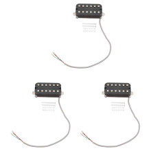3X Electric Guitar Humbucker Pickups Neck Alnico V Pickup Black