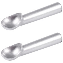 2Pcs Aluminium Eisportionierer Non-Stick Anti-Freeze-Loeffel Dipper Handwerk Kueche-Werkzeug