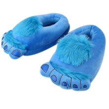 (blue)Women's Slippers Furry Comfortable Warm Slippers