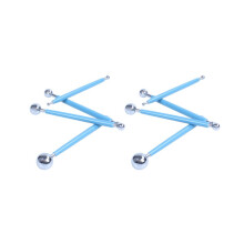2X Metal Stylus Clay Ceramika Ceramika RzeźBiarstwo Zestaw NarzęDzi do Modelowania