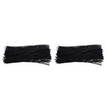 400Pcs Plastic Shell Package Reusable Twist Ties Cable Fasteners 150Mm
