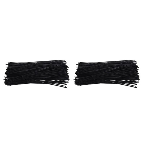 400Pcs Plastic Shell Package Reusable Twist Ties Cable Fasteners 150Mm