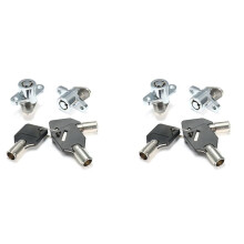 4X Hard Saddlebag Lock 3 Keys Set for  Touring Electra Glide Road King New