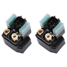 2X Nuovo Relè Solenoide di Avviamento per Grizzly 550 YFM550 2009-14, 700 YFM700 07-14