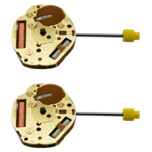 2X Quarz Uhr Werk mit Verstellbarem Vorbau, Jedoch Ohne Batterie für 2 Stifte für Japan Miyota GL20