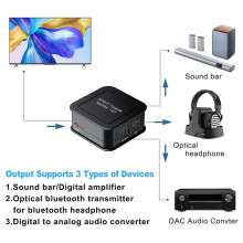 3X Digitale Optische Audio 1X3 Splitter, Digitale SPDIF TOSLINK Optische Vezel Audiosplitter, 1 in 3 Uit, voor -Ray DVD HDTV