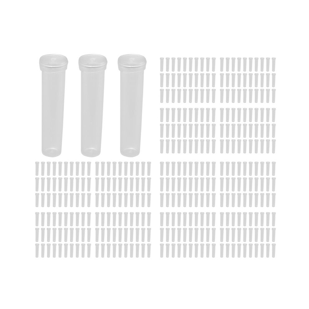 Floral Tube 200-Pack Flower Tube, Flower Vials, Floral Water Tube For Flower Arrangements,Clear Plastic, Opening 3Mm 4713055504800