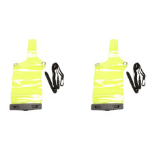 2X Universal Wasserdicht Saetze / Holster Kofferhalter fuer Walkie Talkie Schinken Radio Transceiver J6309G