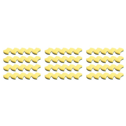 120 PCS Cleaning Scrub Sponge for Kitchen Tableware Bathroom Car Wash Scrub Sponge Pad