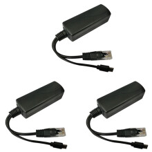 3X Micro-USB POE Splitter 48V à 5V2A / 3A  Alimentation USB Norme Nationale avec Chargement de Téléphone Intelligent